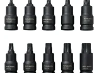 RU24015 1 JGO. TORX CORTOS 10PC ALTO IMPACTO. Largo: 55 mm. Medidas: 20-25-27-30-40-45-50-55-60-70