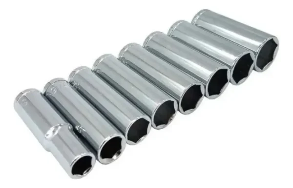 RU25033 2 JGO TUBOS LARGOS X 9PC.ENC.3/8"