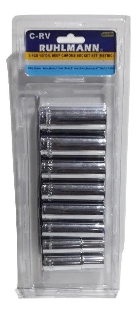 RU25034 2 JGO TUBOS LARGOS X 9PC ENC.1/2"