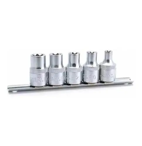 JGO TUBOS TORX HEMBRA 5 PC. ENC 1/2" (8-10-12-14-16)