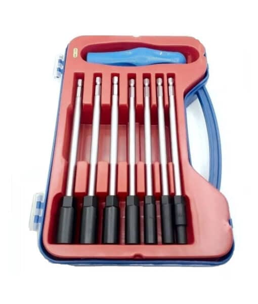 RU25115 LLAVE "T" 8 PCS.(IC04222129H) (caja c/7 tubos + manija azul)