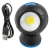 LINTERNA REDONDA MAGNETICA 2PZ USB-C. 3 intensidades de iluminacion. Led: 4 W. Lumens: 40-160-380L
Bateria: 3,7V litio. 2200 mAH. Tiempo de carga: 3 a 3,5hs. Tiempo de uso: 4,5 hs. 6500K. Material: ABS