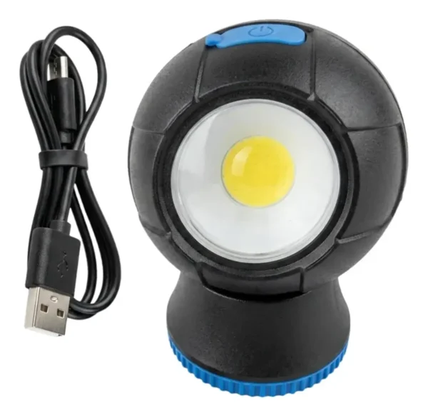 LINTERNA REDONDA MAGNETICA 2PZ USB-C. 3 intensidades de iluminacion. Led: 4 W. Lumens: 40-160-380L
Bateria: 3,7V litio. 2200 mAH. Tiempo de carga: 3 a 3,5hs. Tiempo de uso: 4,5 hs. 6500K. Material: ABS