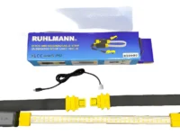 RU27507 1 LAMPARA LED ELASTICA USB 1000 LM
2 modos de luz, silicona flexible c/ganchos, bateria 2400 mAh (2 x 1200mAh). Autonomia: 3 hs. Cant de led: 60. rotacion 160*.
Base magnetica doble. Usos ideal automotor uso capot, camping, instalaciones en gral, const en seco, etc.