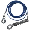 RU38160 1 CABLE DE ACERO REMOLQUE 8 mm x 4 mt. TN 3000kg. Usos: permite remolcar cualquier tipo de vehiculos.
Incluye 2 ganchos de sujecion con seguro.