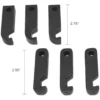 KIT EXTRACTOR DE POLEAS de AMORTIGUADOR incluye: 3 mordazas ajustables + 3 de reemplazo, 4 varillas de fza y 1 tornillo. Es ideal para sacar poleas de amortiguador sin quitar el radiador. Usos: autos, camionetas y camiones. Material: Cr-Mo. recubrimiento antioxidante.