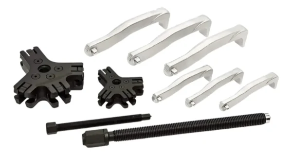 RU43166 4 KIT 10 PZ EXTRACTOR DE POLEAS Y ENGRANAJES INT Y EXTERIOR. 3" y 7".
Usos: excelente herramientas para demontar poleas, engranajes, cojinetes, volantes. Se puede utilizar con 2 o 3 patas interior y exterior.
Capacidad 3" largo tornillo 76 mm. Max aper. 78mm. torque: 2 tn. capacidad 7"largo tornillo 178 mm. Max aper 147 mm. torque 5 tn