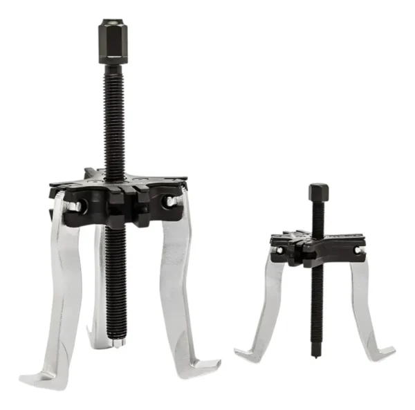 RU43166 5 KIT 10 PZ EXTRACTOR DE POLEAS Y ENGRANAJES INT Y EXTERIOR. 3" y 7".
Usos: excelente herramientas para demontar poleas, engranajes, cojinetes, volantes. Se puede utilizar con 2 o 3 patas interior y exterior.
Capacidad 3" largo tornillo 76 mm. Max aper. 78mm. torque: 2 tn. capacidad 7"largo tornillo 178 mm. Max aper 147 mm. torque 5 tn
