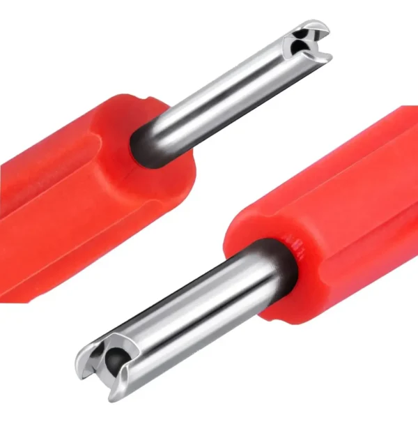 RU43179 3 EXTRACTOR DE TERMINALES DUAL X 130 mm
usos: se utiliza para instalacion o extraccion de valvulas de cubiertas de autos, motos, bicicletas, cuatriciclos, UTV, etc
material: acero + plastico.