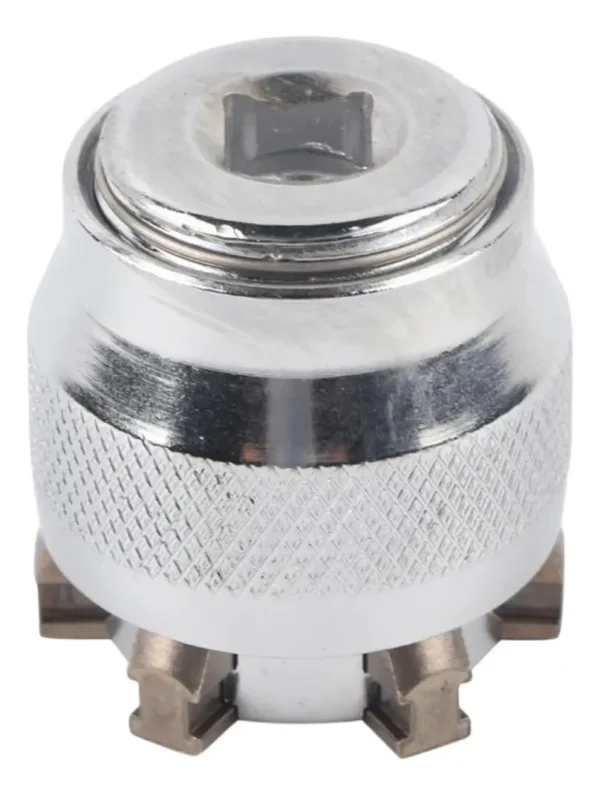 BOCALLAVE AJUSTABLE DE 10 a 19 mm - 3/8" a 3/4".
Incluye adaptador 1/4" x 3/8". Permite ajustar o aflojar tuercas y bulones de 10 a 19 mm o 3/8" a 3/4" sin necesidad de cambiar de tubo.