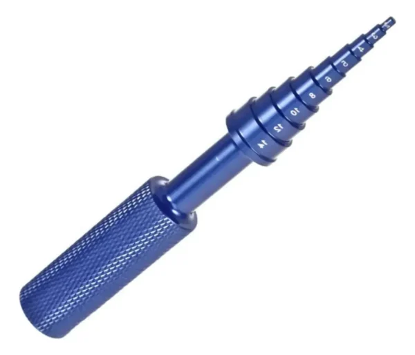 CONO EXTRACTOR DE RULEMANES INTERNOS DE 2 a 14 MM.
Permite sacar e instalar rodamientos internos de forma facil y precisa sin riesgo.
Ideal para autos, motos, bicicletas,  vehiculos a radio control, drones y juguetes. Medidas: largo 11 cm. Base: 1 cm.