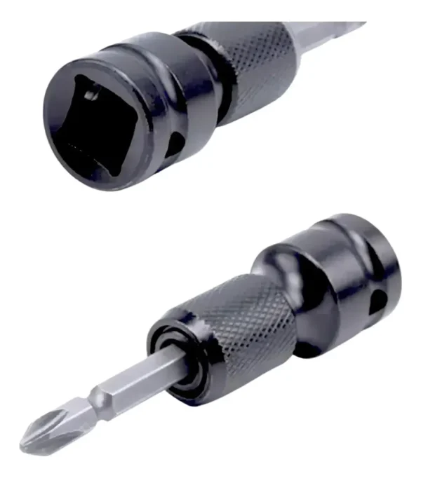 RU43352 2 ADAPTADOR ALTO IMPACTO 1/2-1/4. ACOPLE RAPIDO P/LLAVES DE IMPACTO. Peso 75 gr.