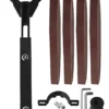 EXTENSION P/AMOLADORA ANGULAR LIJA BANDA
accesrio para adaptar a la amoladora angular de 115 y usarla como lijadora de banda
medidas: diam. Boca 40 mm. Largo 270 mm. Ancho de banda 25 mm.  Largo de banda 260mm.