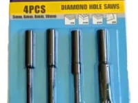 RU5520 COPAS DIAMANTADAS X 4 PC.5/6/8/10 MM(IC04244582V) (P/TALADRO)