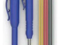 RU56511 1 LAPIZ CARPINTERO AUTOMATICO porta mina.
Permite realizar marcaciones en profundidad. medidas: diam mina 3 mm. Largo del cuello 45mm. Incluye sacapuntas en el mango.