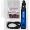 RU58500 2 MINITORNO USB 3.6V CE 24 pz.
Bateria: litio 3,6 v. 700 mAh. USB-C. Largo cable 0,50 m. tiempo de carga: 2hs.
3 velocidades. RPM: 5000-10000-15000 con indicacion x led. Tpo de uso continuo: 70 min.