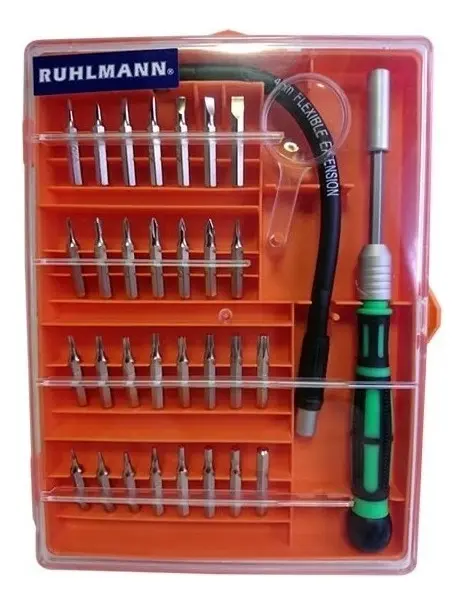 DESTORNILLADOR 33 PCS C/FLEXIBLE P/ELECTRICISTA
