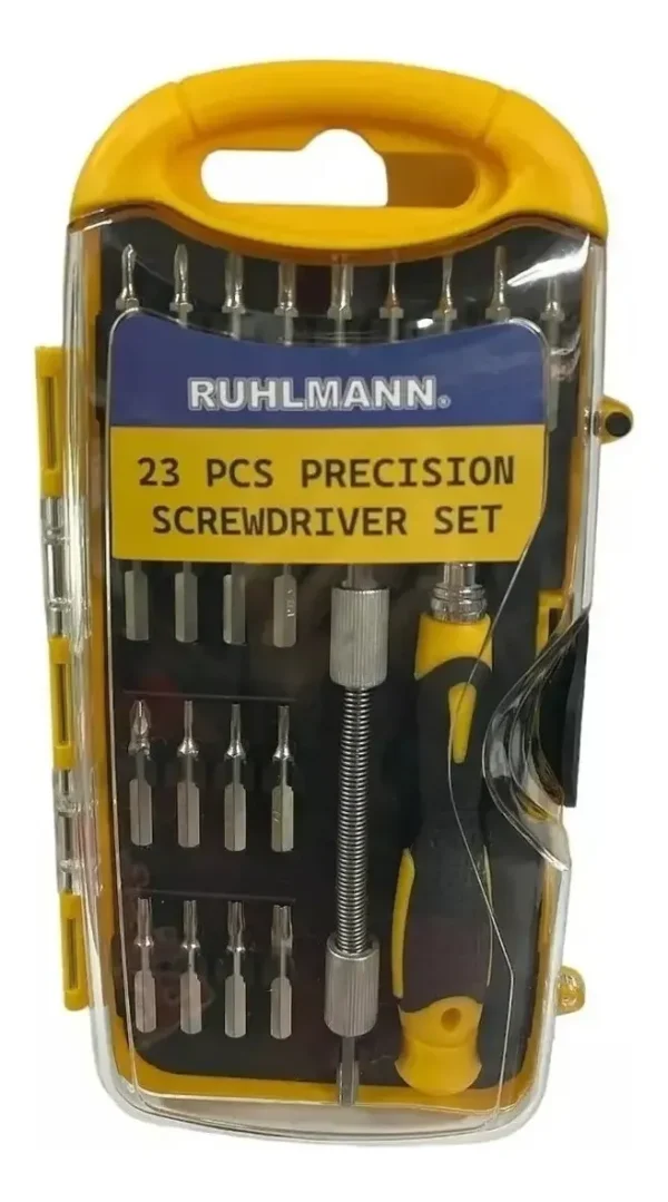 RU6716 2 JGO 23 PZS DESTORNILLADOR DE PRECISION + TRIPA FLEX