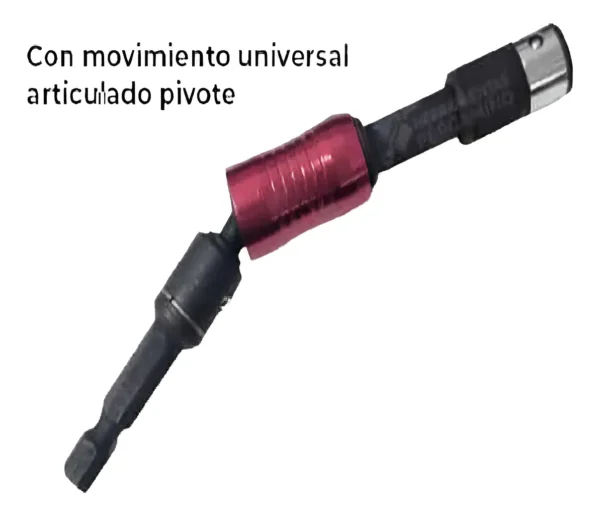 ADAPTADOR 2 EN 1 C/MOVIMIENTO 1/4 X 90 mm