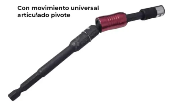 ADAPTADOR 2 EN 1 C/MOVIMIENTO 1/4 X 150 mm