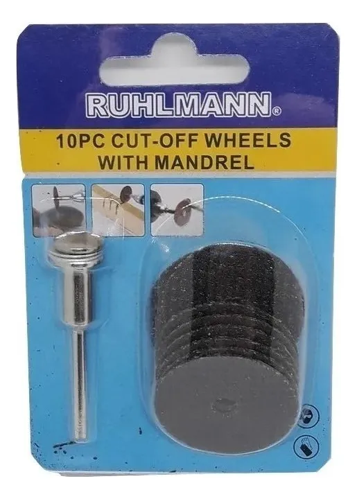 ACCESORIO P/DREMEL  10 PCS P/CORTE DE HIERRO.