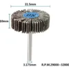 ACCESORIO P/DREMEL DISCOS FLAP X 10 PZS. GRANO 80-120. DIAMETRO 32 mm
