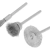 RU8507 2 ACCESORIO P/DREMEL 3 PC CEPILLO ACERO INOXIDABLE