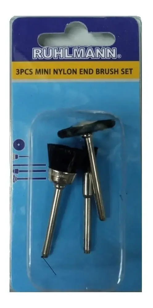 ACCESORIO P/DREMEL 3 PC CEPILLO DE NYLON