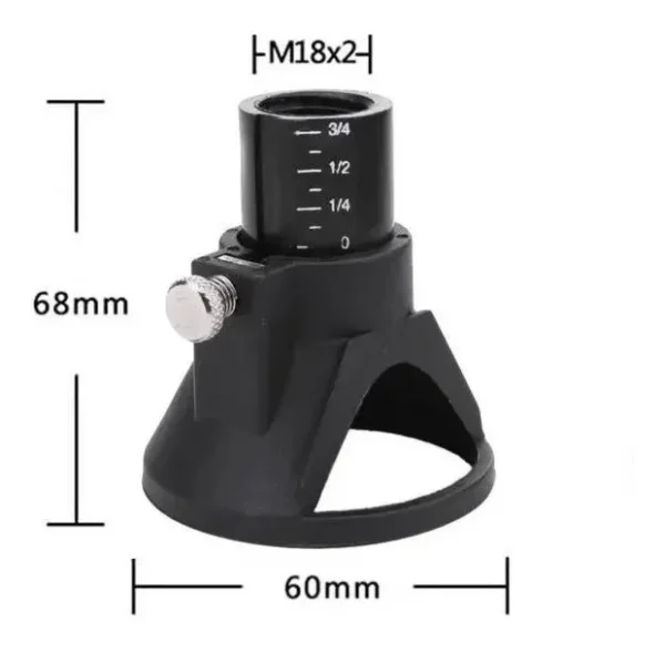 ACCESORIO P/DREMEL GUIA CORTE MULTIPROPOSITO