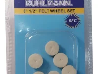 ACCESORIO P/DREMEL PA?OS P/PULIDO X 6 PZS. 3-5 MM