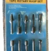 RU8530 1 ACCESORIO P/DREMEL ESCOFINAS X 10 PZ. ENC 1/8" (MADERA-PLASTICO)
uso: madera, plastico, fibra de vidrio, policarbonato. Universal a todos los minitornos.