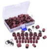 RU8533 1 ACCESORIO P/DREMEL LIJAS DE BANDA X 102 PZ. Diam vastago 3mm
Diam 1/2" x 13 mm. GR 120-240-600 (10 c/u) + 4 vastago de goma 1/2"x 38 mm
Diam 3/8" x 13 mm. GR 120-240-600 (10 c/u) + 4 vastago de goma 3/8 x 40 mm
Diam 1/4" x 13 mm. GR 120-240-600 (10 c/u) + 4 vastago de goma 1/4"x 42mm
