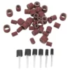 RU8533 2 ACCESORIO P/DREMEL LIJAS DE BANDA X 102 PZ. Diam vastago 3mm
Diam 1/2" x 13 mm. GR 120-240-600 (10 c/u) + 4 vastago de goma 1/2"x 38 mm
Diam 3/8" x 13 mm. GR 120-240-600 (10 c/u) + 4 vastago de goma 3/8 x 40 mm
Diam 1/4" x 13 mm. GR 120-240-600 (10 c/u) + 4 vastago de goma 1/4"x 42mm