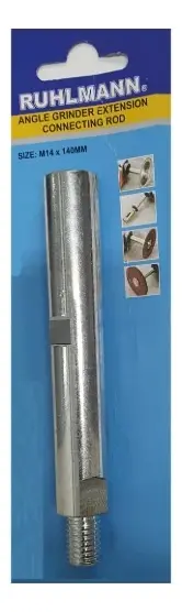 RU8561 1 ALARGUE P/AMOLADORA M14 X 140 mm
ideal p/cepillos, piedras diamantadas, lustrado-pulido-lijado Y trabajos de dificil acceso