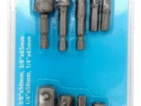 ADAPTADORES JGO X 9 PZ ENC 1/4"
1/2 x 50mm, 12 x 70 mm, 3/8 x 50mm, 3/8 x 65mmm. 1/4 x25mm, 1/4 x 30mm, 1/4 x 50mm, 1/4 x 65mm adap magnetico