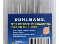 RU8582 1 ACCESORIO P/DREMEL BROCAS 3 CARASP/TALLAR MADERA X 5 PZ. material: HSS