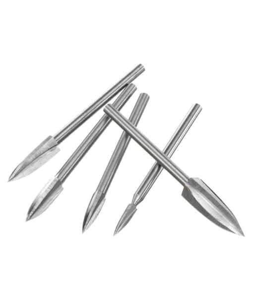 RU8582 3 ACCESORIO P/DREMEL BROCAS 3 CARASP/TALLAR MADERA X 5 PZ. material: HSS