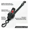 CINTA AMARRE AUTO RETRACTIL 25 MM X 3MTS X 700KG