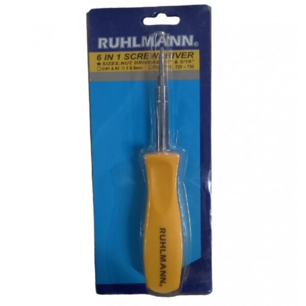 DESTORNILLADOR  6 EN 1 - TORX