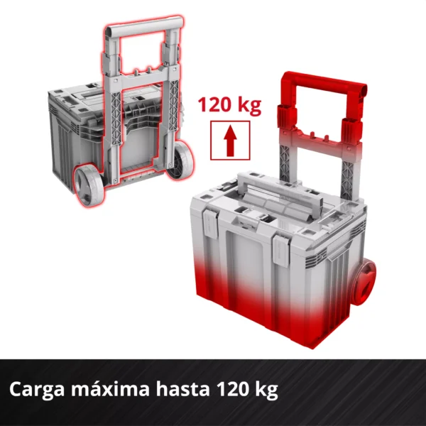 CARRO DE TRANSPORTE E-CASE SELLADAS APILABLES (L, M, S-F) | 120 KG E-CASE ROLLING WORKSHOP SEALED