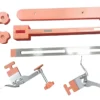 RU15523 1 SET GUIAS PARA ARMAR CAJONES 2PZ. permite instalar correderas "Z" o telescopicas sin nivelar.
Medidas: largo regla 37 cm. Ancho de regla 3 cm. Largo de guia 30 cm. Ancho 40 mm.