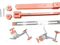 RU15523 1 SET GUIAS PARA ARMAR CAJONES 2PZ. permite instalar correderas "Z" o telescopicas sin nivelar.
Medidas: largo regla 37 cm. Ancho de regla 3 cm. Largo de guia 30 cm. Ancho 40 mm.