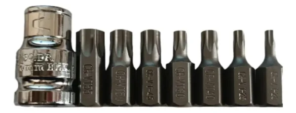 TORX  8 PC.ENC.1/2" MACHO