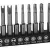 PUNTAS X 11 PZS U3-U4-U5-U6 + 7 TS TORX (5 puntas).10-15-20-25-27-30-40 (5 puntas) magnetica