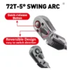 RU30015 4 LLAVE CRIQUE PENDULAR 3D 1/2"