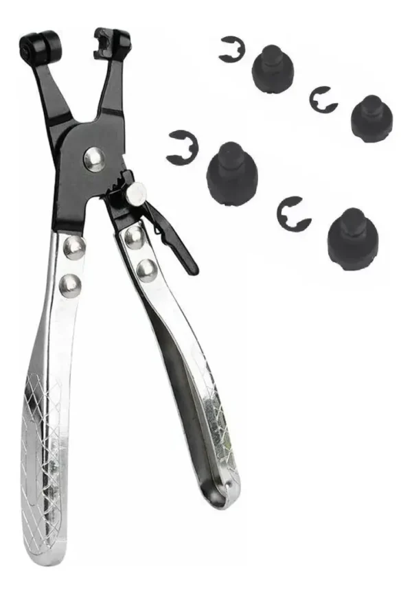 RU37005 1 PINZA SACA ABRAZADERAS CHINA (sin cable. Mango cromado)