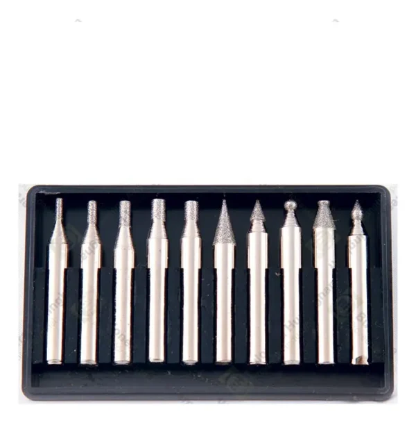 PUNTAS DIAMANTADAS 1/4" X 10 PCS