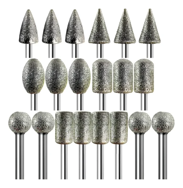 PUNTAS DIAMANTADAS 1/8"-20 PC.