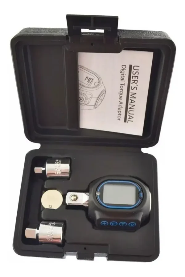 TORQUIMETRO ADAPT. DIGITAL (KG-CM/KG-M/FT-LB/IN-LB/N-M)
Torque ENC 1/4 3-30N-M / ENC 3/8 27-135 N-M / ENC 1/2 40-200 N-M