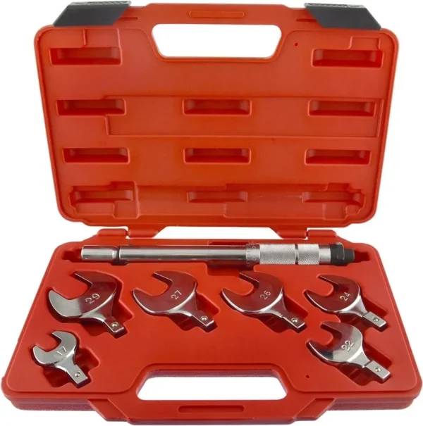 TORQUIMETRO ZAFE 1/2" TIPO LLAVE X 7PC. RANGO 75 Nm